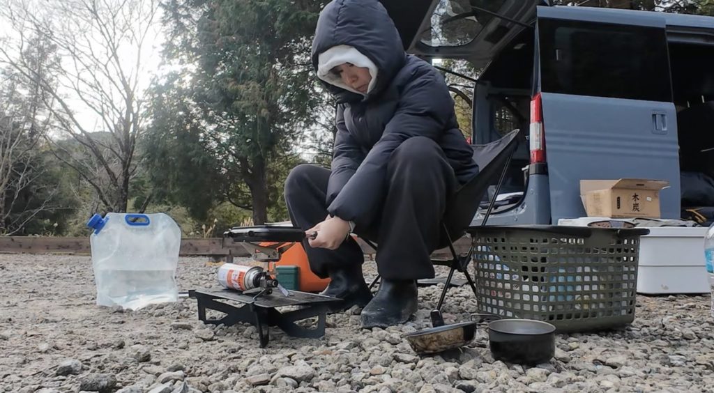 ホットサンドを作るかぜぱ